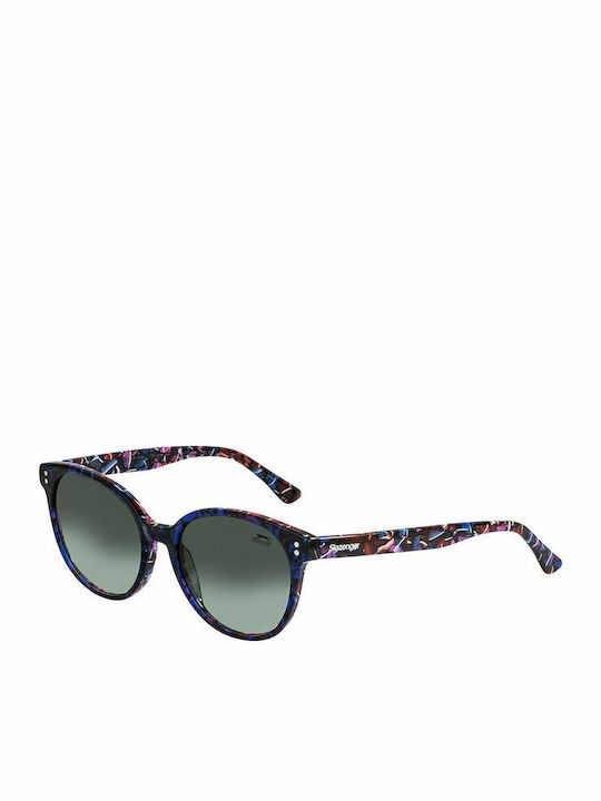 Slazenger Herren Sonnenbrille mit Mehrfarbig Kunststoff Gestell