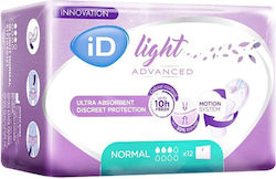 iD Light Advanced Normal Inkontinenz-Pads Normale Flüssigkeit 3 Tropfen 12Stück