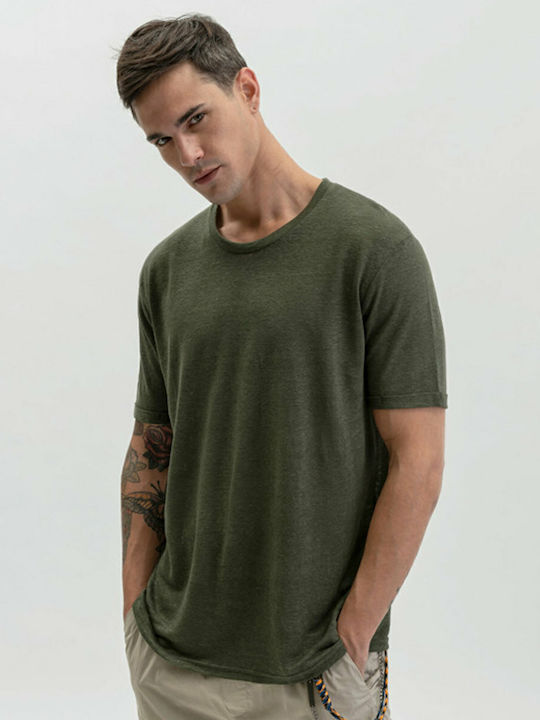 Gianni Lupo T-shirt Χακί