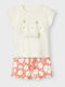 Kids' Set with Shorts Summer 2pcs White
