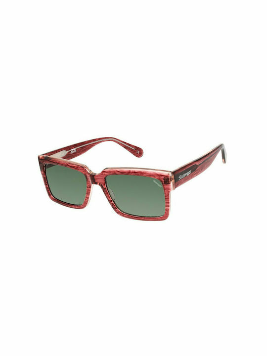 Slazenger Ochelari de soare cu Roșu Din plastic Rame și Verde Lentilă 6789.C4