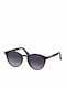 Slazenger Unisex Sonnenbrille mit Schwarz Kunststoff Gestell und Gray Verlaufsfarbe Linse