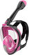 XDive Silicone Full Face Diving Mask Crystal 61068 L/XL Pink