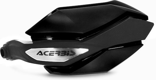 Acerbis Motorcycle Protective Hand Guards Argon for Yamaha Tenere 700 2019-2021 / Tracer 900 2018-2021 in Black Colour