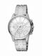 Just Cavalli Gents Мъжки Часовник 42mm Хронограф На Батерия Сребрист