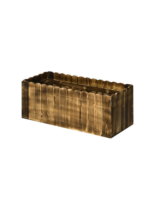 Outsunny Wooden Planter Box 80x33x30cm