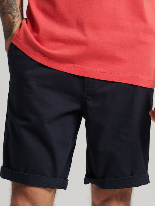 Superdry Ovin Vintage Officer Men's Shorts Chino Navy Blue