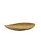 Karvounis Oval Polyresin Decorative Platter White / Gold 45x17.5x7cm