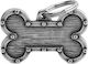 My Family Bronx Futuristic Dog ID Tag Bone Silv...