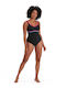 Speedo ContourLuxe Athletic One-Piece Swimsuit Black