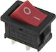 On-Off switch Rocker with Lighting Red 1pcs