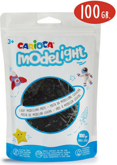 Carioca Modelight Children's Clay Blackς 100gr