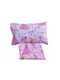 Linea Home Sheet Set Single from Cotton & Polyester Princess Oscar Pink 160x240cm