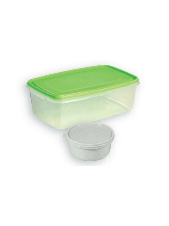 Viomes Νο.46 Lunch Box Plastic Green 4000ml 2pcs