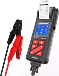 Konnwei KW720 Digital Battery Tester with Crocodile Clips