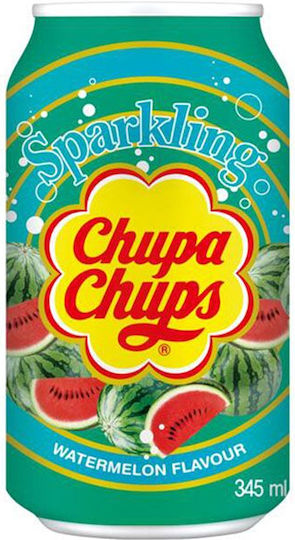Chupa Chups Безалкохолна напитка Диня с Газировка в Кутия 345мл