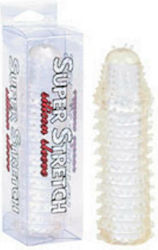Seven Creations Super Stretch Transparent Silicone Sleeve Penis Extension Transparent 15cm