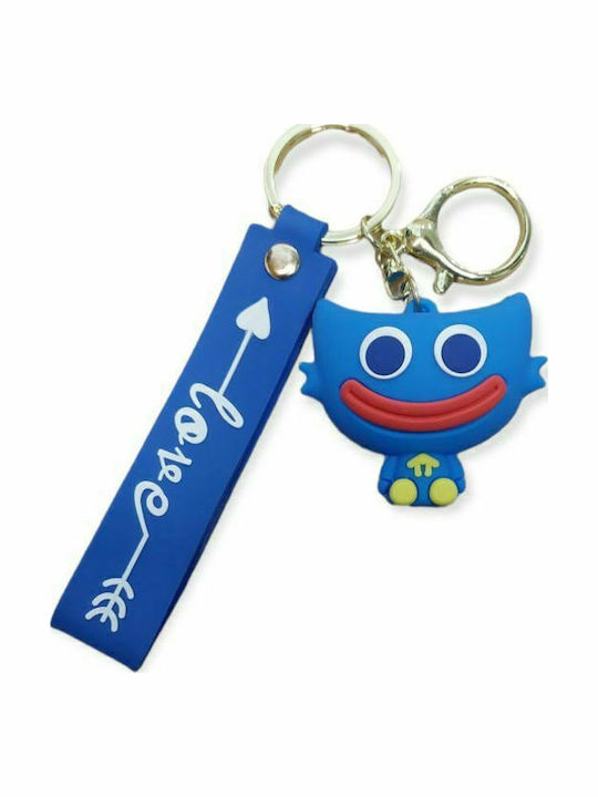 Μπρελόκ Poppy Playtime Πλαστικό Μπλε