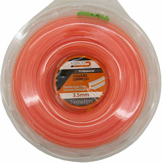 Visco Parts 3535 Square Brush Cutter Trimmer Line Length 35m And Thickness 3.5mm