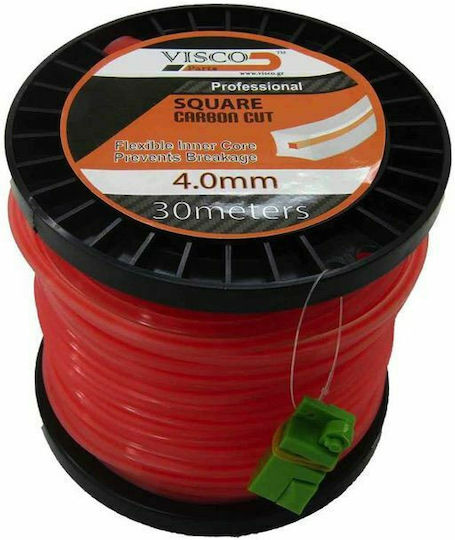 Visco Parts 4037 Square Twist Brush Cutter Trimmer Line Length 30m and Thickness 4mm