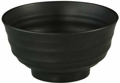 Servewell Matte Salatieră Melamină Neagră 17.7x17.7cm 6buc