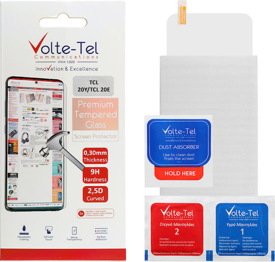 Volte-Tel 2.5D 0.30mm Adeziv complet Full Face Tempered Glass (TCL 20Y) 8311574