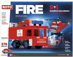 Efko Fire Truck & Helicopter 9 in 1 For 4+ Years 378 Pieces Efko Fire Truck & Helicopter 9 in 1 For 4+ Years 378 Pieces
