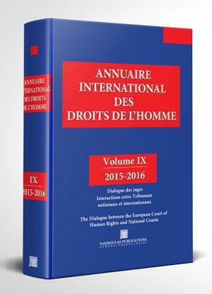 Annuaire International des Droits de LHomme Annuaire International des Droits de LHomme