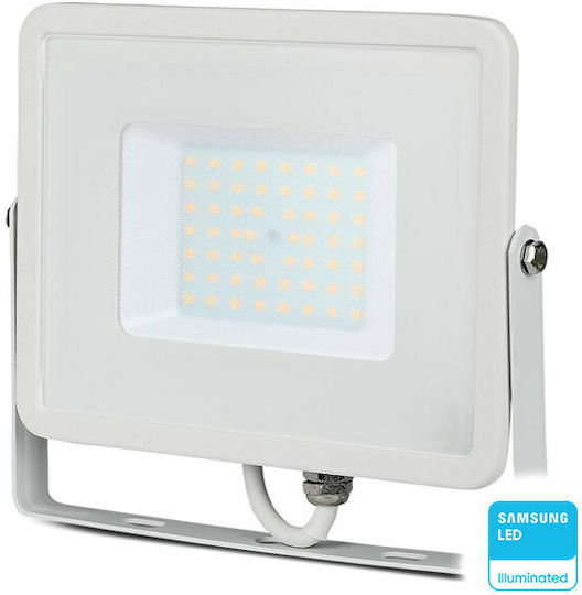 V-TAC Στεγανός Προβολέας LED 50W Φυσικό Λευκό 4000K IP65