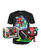 Funko Поп! Tees Marvel: Deadpool - Deadpool Mermaid Playtime (Фигурка и тениска) Голяма (Л) Специално издание