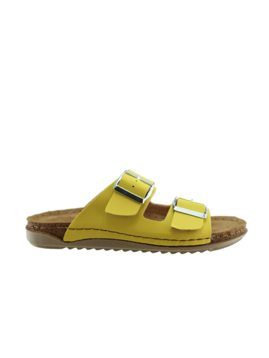 Inblu Women's Flat Sandals In Yellow Colour