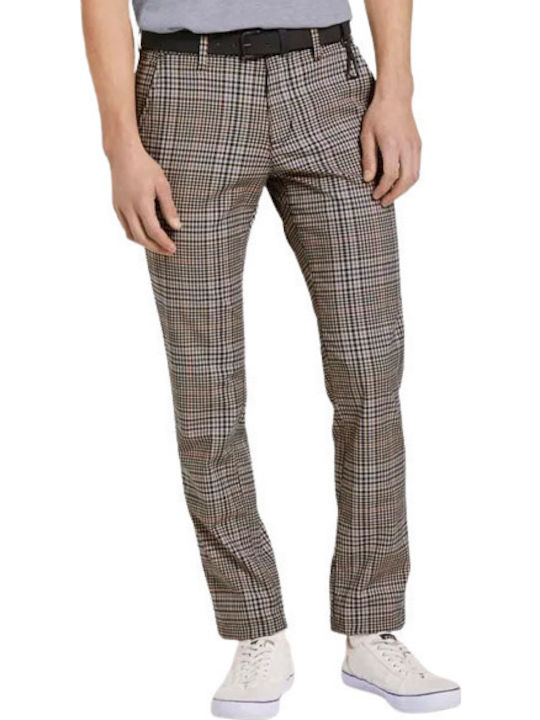Tom Tailor Παντελόνι Chino σε Ίσια Γραμμή Μπεζ