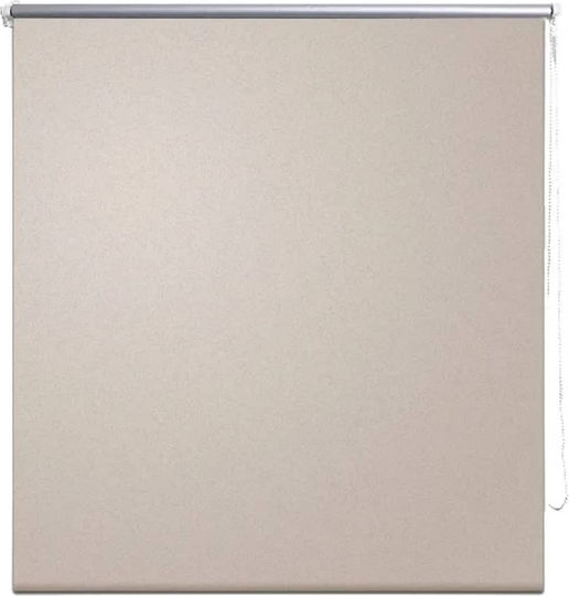 vidaXL Roller Blinds Total Blackout Beige W80xH175cm 240109