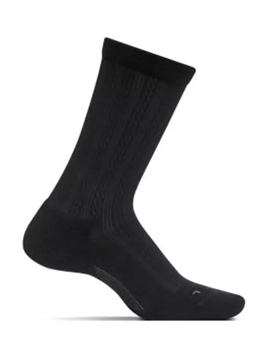 Feetures Texture Cushion LW10001 Sportsocken Schwarz 1 Paar