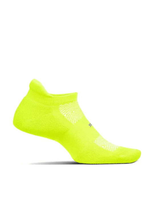 Feetures Hp Cushion Noshow Tab FA50495 Athletic Socks Yellow