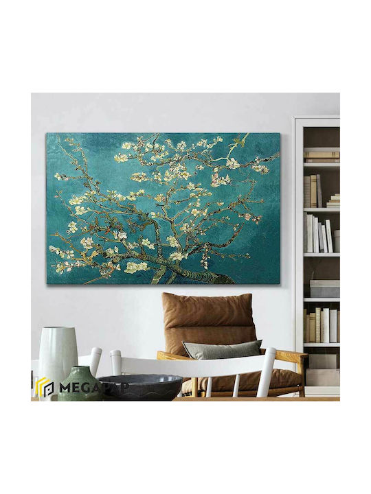 Megapap Blooming Flowers Πίνακας σε Καμβά 140x100cm