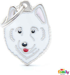 My Family Friends Samoyed Etichetă Pentru Ident...