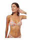 Triangle Bikini Top Daytona with Adjustable Straps Multicolour Floral