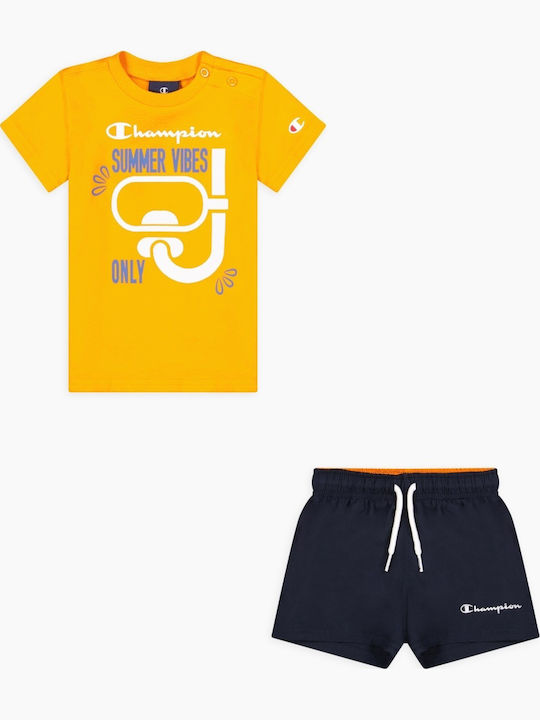Kinder-Set mit Shorts Sommer 2Stück Orange