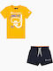 Kinder-Set mit Shorts Sommer 2Stück Orange