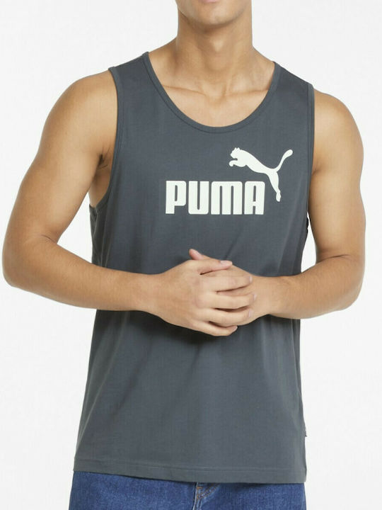 Puma Essentials Ανδρική Μπλούζα Αμάνικη Ανδρική Μπλούζα Αμάνικη Μαύρη