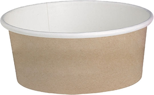 Set von 100 Boxen Salat Kraft 11.4x11.4cm