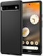 Spigen Liquid Air Back Cover Σιλικόνης Matte Black (Google Pixel 6a)