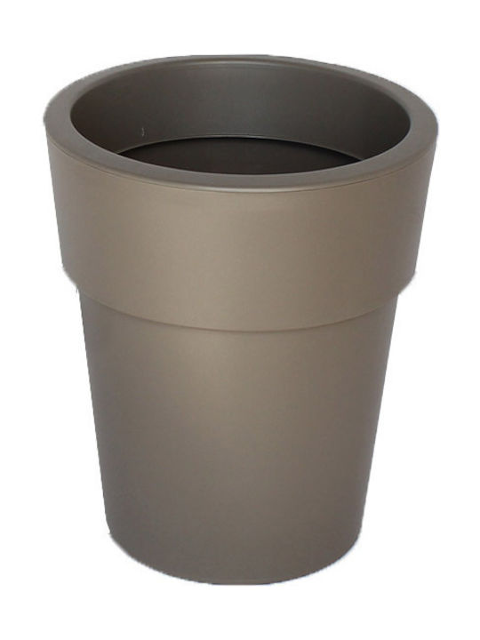 Viomes Linea Саксия Пластмаса Grey Brown (Taupe...