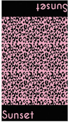 Sunshine Design 59 Strandtuch Baumwolle Rosa 160x80cm.