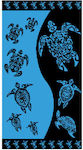 Sunshine Design 75 Beach Towel Cotton Blue 160x80cm.