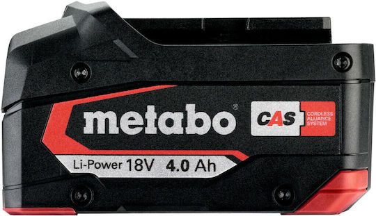 Metabo Μπαταρία Εργαλείου Λιθίου 18V με Χωρητικότητα 4Ah