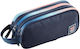 Miquelrius Iris Pencil Case Barrel with 3 Compartments Blue