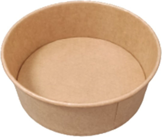 Ready Set de 100 Hârtie Boluri cu Capacitate 550ml Maro