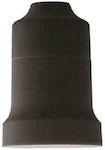 Eurolamp Ντουί Ρεύματος με Υποδοχή E27 σε Μαύρο χρώμα 147-23029